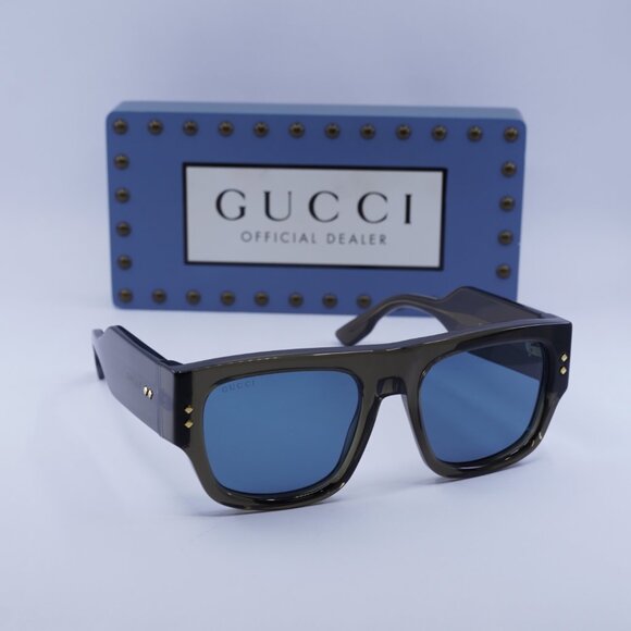 Final Price! Gucci GG1262S 003 Grey/Blue Sunglasses
